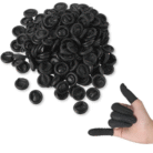 Anti-Static ESD Finger Cots Black