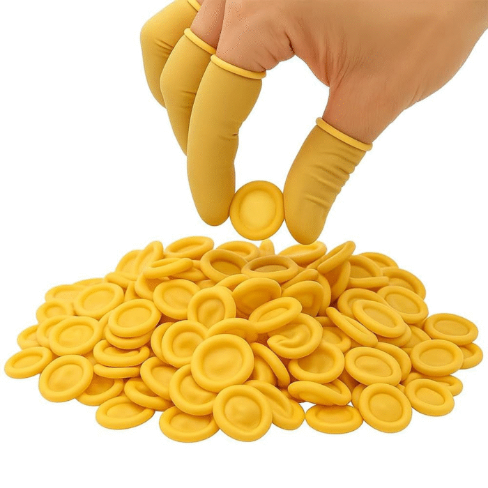 Anti-Static ESD Finger Cots Yellow