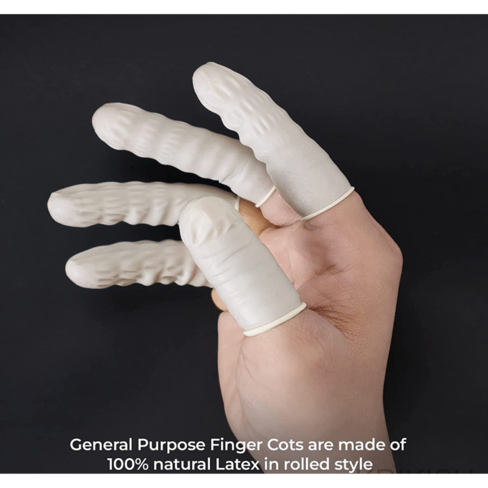 Anti-Static ESD Finger Cots white (4)