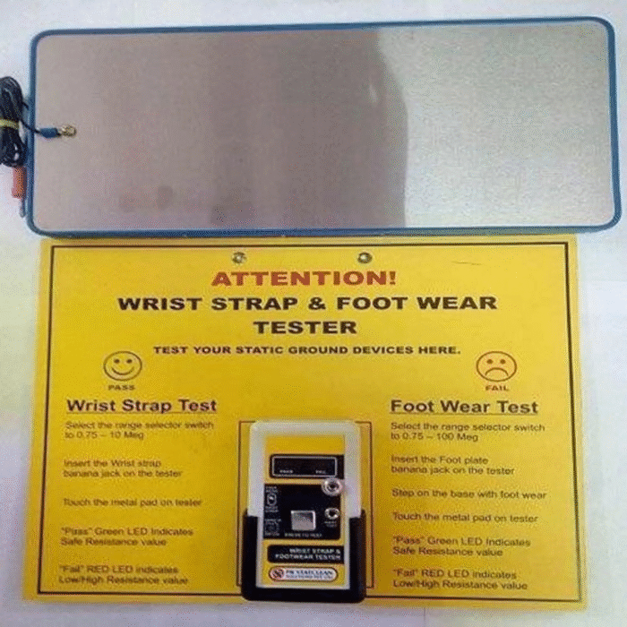 Wriststrap_ Footwear Tester + Footplate + Wall station ZE103 + Z103F + Z103W